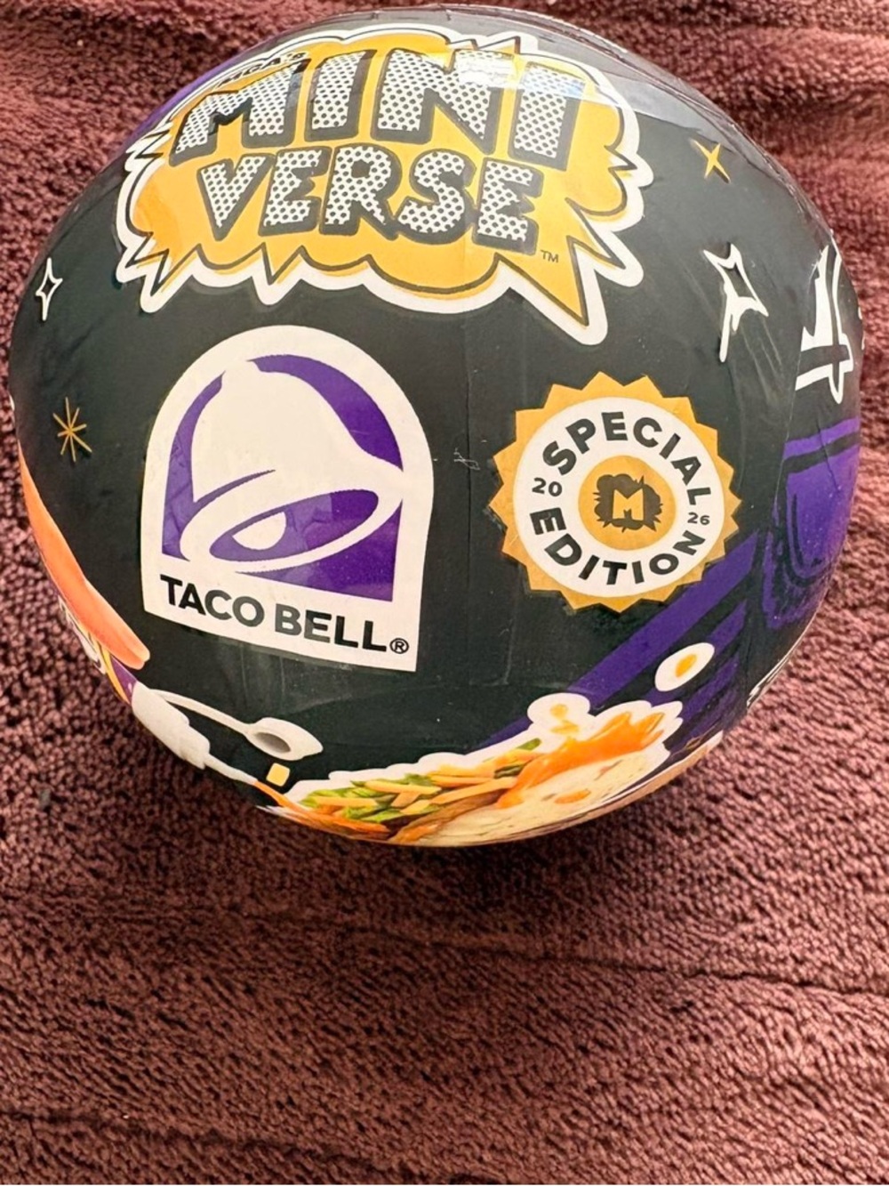 Mini Verse Special Edition Playset Ball - Black & Purple